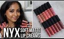 NYX Soft Matte Lip Creams (New Shades) | Swatches & Review | Stacey Castanha