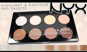 Review & Swatches: NYX Highlight & Contour Pro Palette | Drugstore + Affordable!