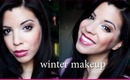 Winter Make-Up: Brown Neutral Eyes & Bold Plum Lip ❅♥❅