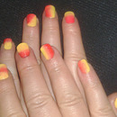 Sunset nails