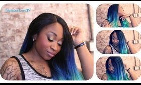 Mermaid Ombre Turquoise  Blue Green HAIR!!!!!! | #MermaidLife