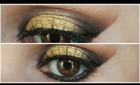 Maquillaje Dorado para ojos con cuarteto de Bissu #12  #28