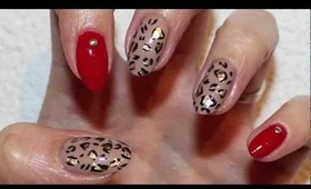 Foil Nail Art - Leopard