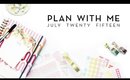 Plan With Me! | July 2015