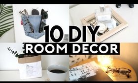 10 DIY Room Decor 2017! (Tumblr Inspired) Organization & Trendy Recycled Items!