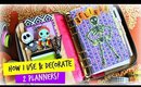 How I Use & Decorate 2 Planners: Halloween Edition| Belinda Selene