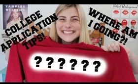 My College Application Tips + Where I'm Going! | ScarlettHeartsMakeup