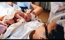 TheNewGirl007 ● WELCOME LUNA ADELE! | LABOR & DELIVERY VLOG! {Part Two}