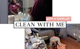 REALISTIC CLEAN WITH ME|WITH A 10 MONTH OLD
