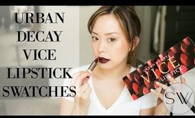 Urban Decay Vice Lipstick Swatches