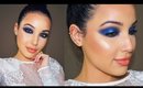 Editorial Blue Makeup Tutorial  | No False Lashes