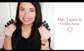 My MAC Lipstick Collection + Lip Swatches