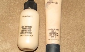 GRWM: MAC FACE AND BODY WITH STUDIO SCULPT FOUNDATION