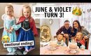 JUNE + VIOLET'S 3RD BIRTHDAY PARTY | Kendra Atkins