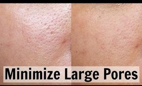 How To Minimize Large Pores (Drugstore) | MissBeautyAdikt