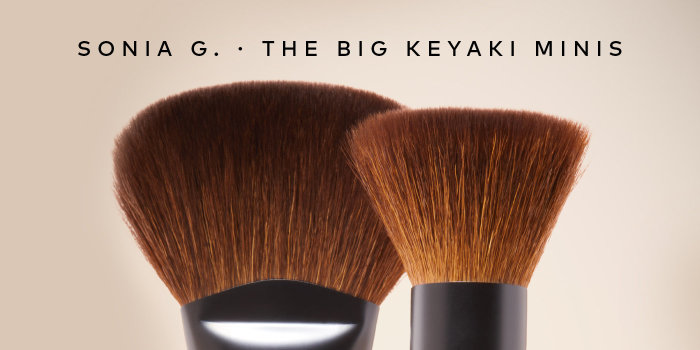 Shop the new Sonia G. Mini Keyaki Niji & Buffer brushes now at Beautylish.com