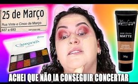 FIZ UMA MAKE TESTANDO PRODUTOS DA 25 DE MARÇO E OLHA COMO FICOU! Duda Fernandes