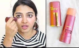 Olivia Pan-Stick Review _ | How to use Olivia makeup stick concealer foundation SuperWowStyle Prachi