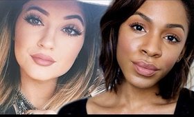 Easy Kylie Jenner Inspired Makeup (for Dark Skin)