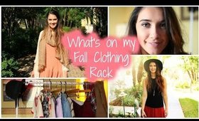 My Fall Clothing Rack!