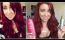 My New RED Hair & Hair Care Routine!