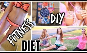 Fitness & Diet Routine + DIY Workout Planner, Smoothie, Snacks, + More!!!