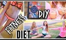 Fitness & Diet Routine + DIY Workout Planner, Smoothie, Snacks, + More!!!
