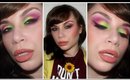 Chatty GRWM Neon Rainbow Eyes & Neutral Lips Inspired by Samantha Reilly