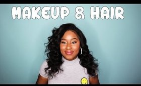 GET READY WITH ME! HAIR & MAKEUP