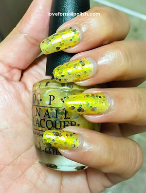 For Review and more swatches visit http://lovefornailpolish.com/opi-nail-polish-hawaii-collection-pineapples-have-peelings-too-swatches-and-review