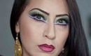 Mardi Gras Inspired Green and Purple Eye Makeup - Dramatic - MakeupByLeeLee