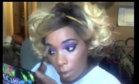 Inspired  eye look by  Candace Hampton And my OOTD
