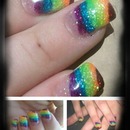 Gay Pride Nails.
