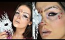 Frost Bite Masquerade Makeup Tutorial | Collab with Kiana Carins