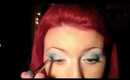Sky blue makeup tutorial :)