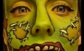 Halloween Series 2013: Frankenstein Face Painting Tutorial