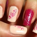 Valentine nails