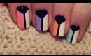 Pastel Colour / Color Block Nail Tutorial