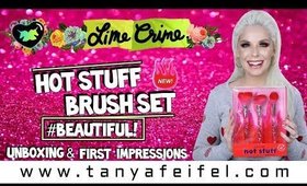 Lime Crime Hot Stuff Brush Set #Beautiful! | Unboxing & First Impressions | Tanya Feifel-Rhodes