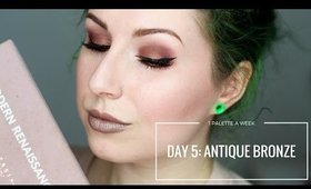 ABH MODERN RENAISSANCE - DAY 5: ANTIQUE BRONZE | 1 PALETTE FOR A WEEK