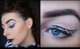 Creative Zebra Winged Eyeliner