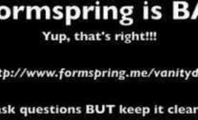 My formspring is BACK again!!!!