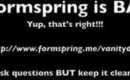 My formspring is BACK again!!!!