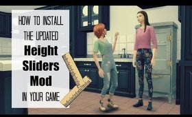 How To Install The New Height Sliders Mod For The Sims 4