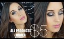 Makeup Tutorial Using ONLY Products Under $5.00!