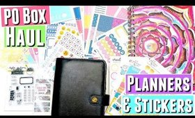 PO BOX HAUL | Planner Haul, Sticker Haul, Planner Subscription Box