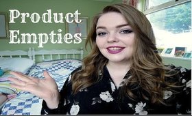 Product empties + mini reviews | NiamhDillonMakeup