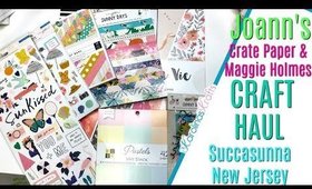 MAGICAL Joanns Haul from Succasunna, New Jersey! Sunny Days Crate Paper Collection