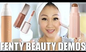 FENTY BEAUTY by RIHANNA REVIEW, DEMO + GRWM!