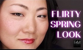 FLIRTY SPRING MAKEUP TUTORIAL FOR ASIAN MONOLID EYES